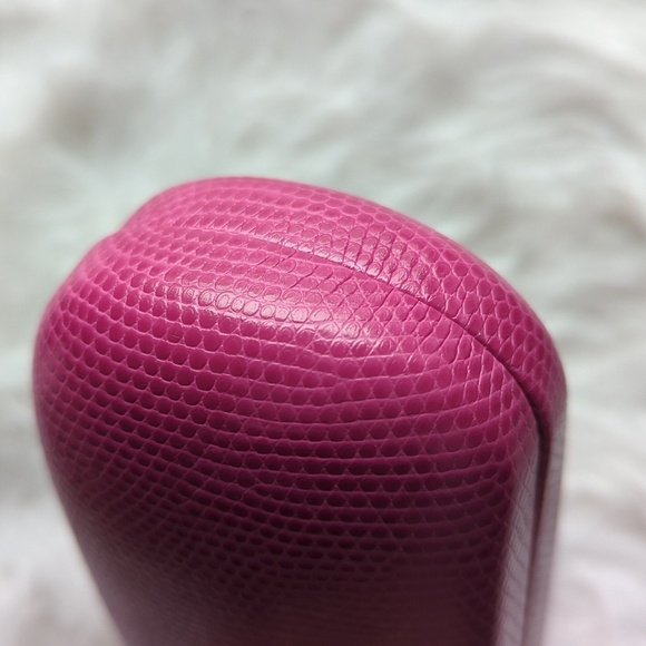 Lilly Pulitzer Pink Pebbled Leather Eyeglasses Case - Picture 8 of 10